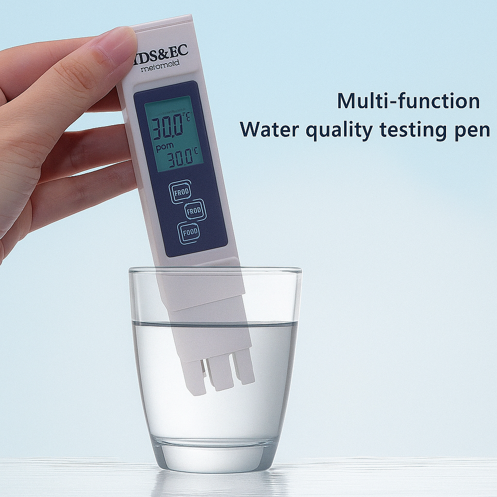 Digital TDS Meter – Portable Water Quality & Temperature Monitor VIP