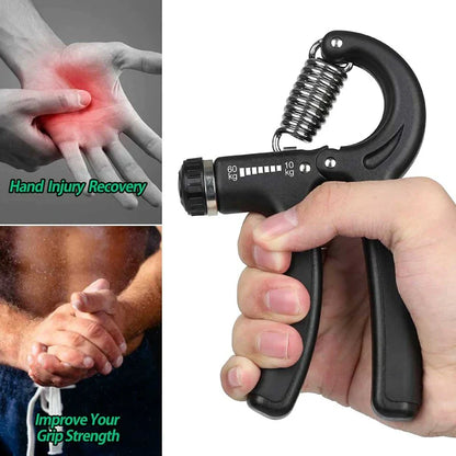 Adjustable Hand Grip Strengthener – 10-60kg Resistance Trainer VIP