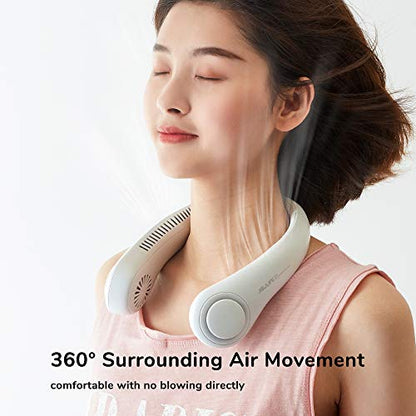 Bladeless Portable Neck Fan – Rechargeable 3-Speed Personal Cooler VIP