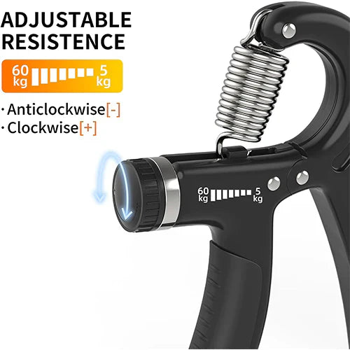 Adjustable Hand Grip Strengthener – 10-60kg Resistance Trainer VIP