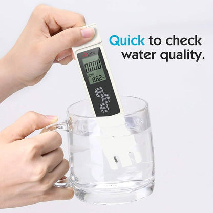 Digital TDS Meter – Portable Water Quality & Temperature Monitor VIP