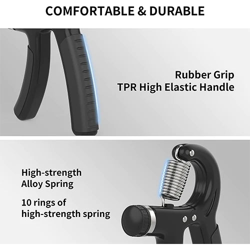 Adjustable Hand Grip Strengthener – 10-60kg Resistance Trainer VIP