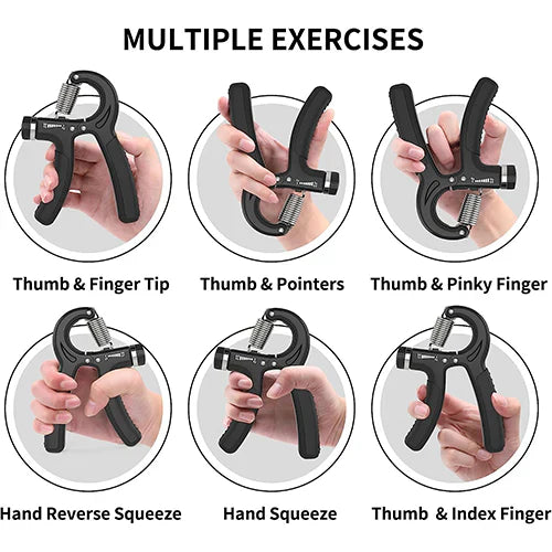 Adjustable Hand Grip Strengthener – 10-60kg Resistance Trainer VIP