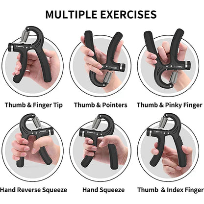 Adjustable Hand Grip Strengthener – 10-60kg Resistance Trainer VIP