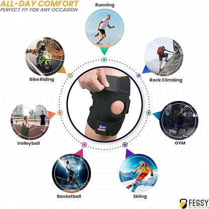 Adjustable Knee Support Brace – Breathable Compression for Active Lifestyles