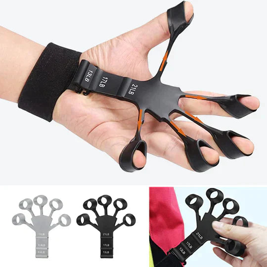Silicone Finger Strengthener – Adjustable Grip & Forearm Resistance Trainer