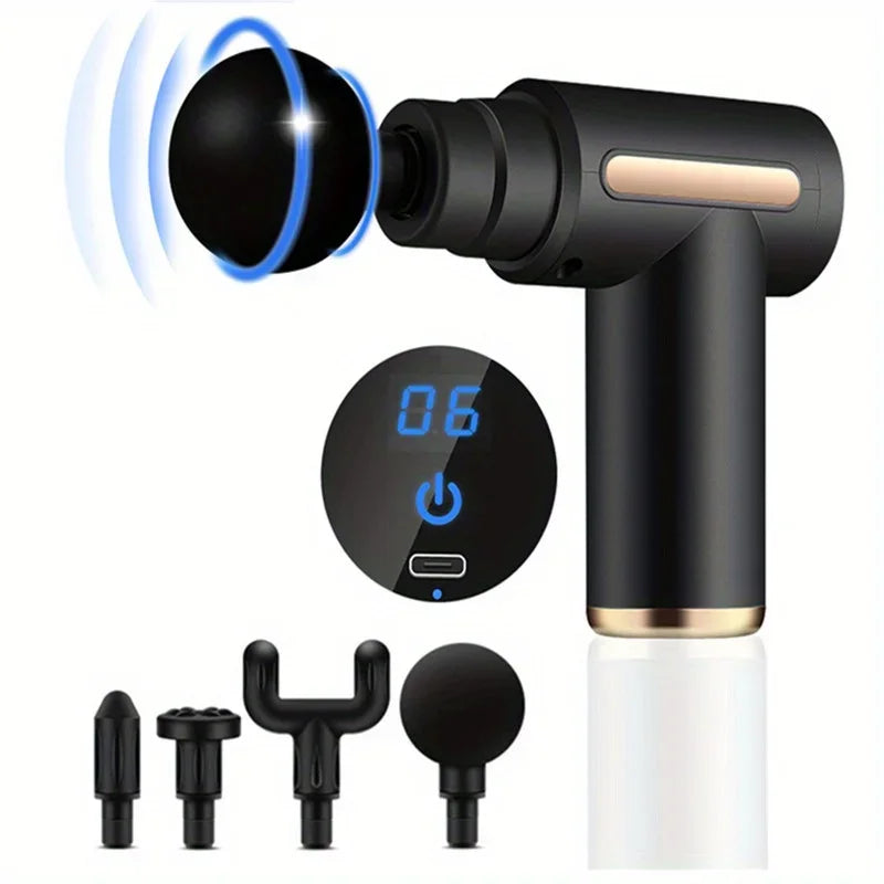 Deep Tissue Percussion Massage Gun with LED Touch Screen