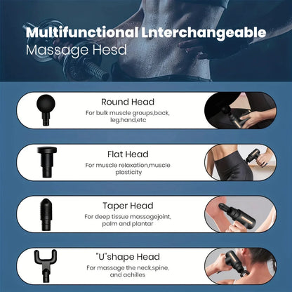 Deep Tissue Percussion Massage Gun with LED Touch Screen
