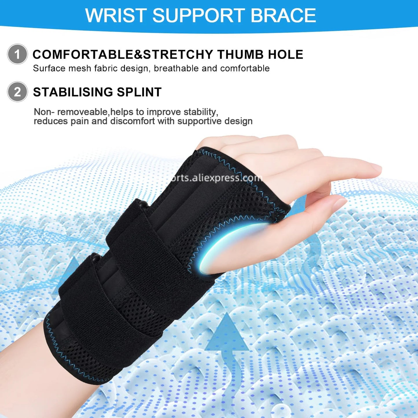 Adjustable Wrist Support Brace – Compression Wrap for Fitness & Stability VIP