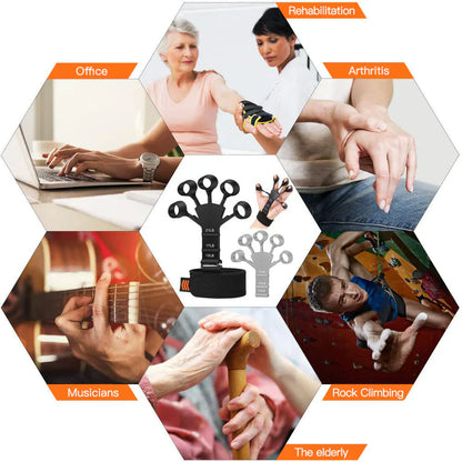 Silicone Finger Strengthener – Adjustable Grip & Forearm Resistance Trainer